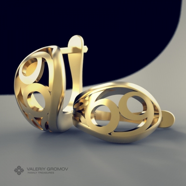 69 Earrings 222